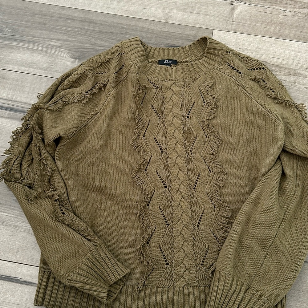 Rails green sweater